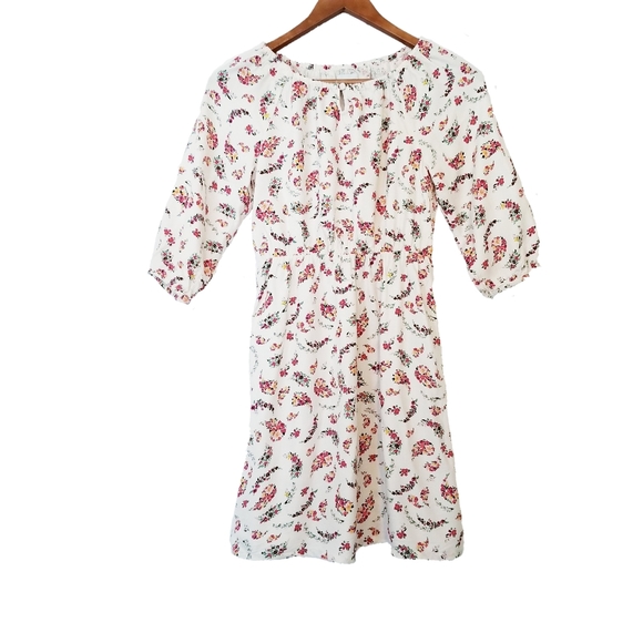 Old Navy Dresses & Skirts - Old Navy Cream Floral Pattern Dress L